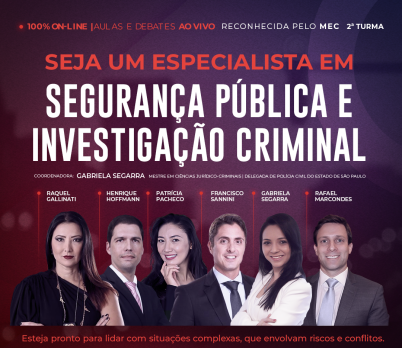 Pós-graduação em Segurança Pública e Investigação Criminal